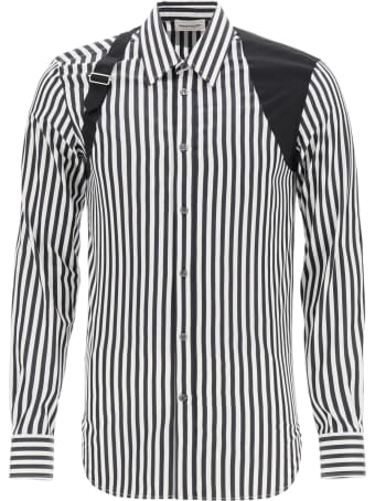 Alexander McQueen Striped Shirt With Harness