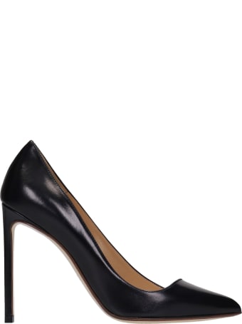 Francesco Russo Pumps In Black Leather