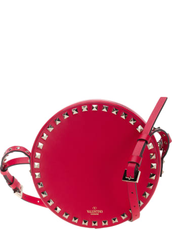 Valentino Round Rockstud Shoulder Bag