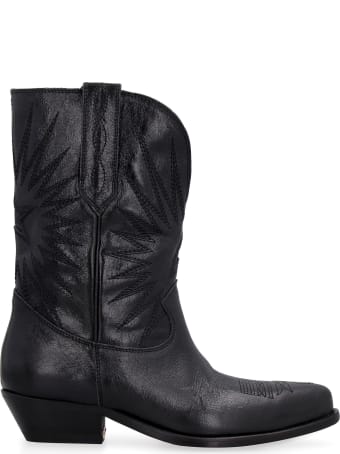 Golden Goose Wish Star Leather Boots