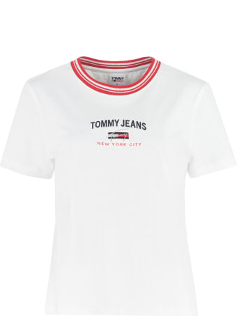 Tommy Jeans Logo Cotton T-shirt