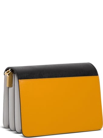 Marni Trunk Crossbody Bag In Multicolor Leather