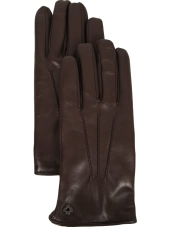 Lardini Guanti Pelle Marrone