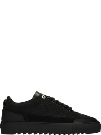Mason Garments Firenze Sneakers In Black Suede And Leather