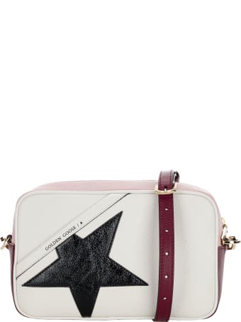 Golden Goose Leather Star Bag With Black Star