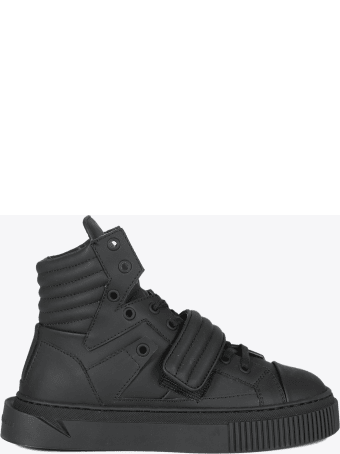 Gienchi Hypnos Black Leather Sneaker