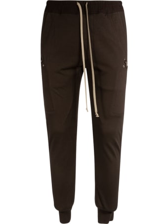 Rick Owens Ribbed Cargo Track Pants