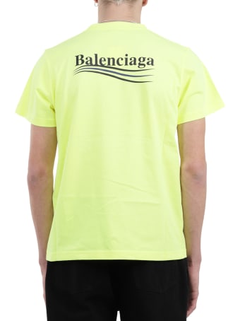 Balenciaga Yellow Political Campaign T-shirt