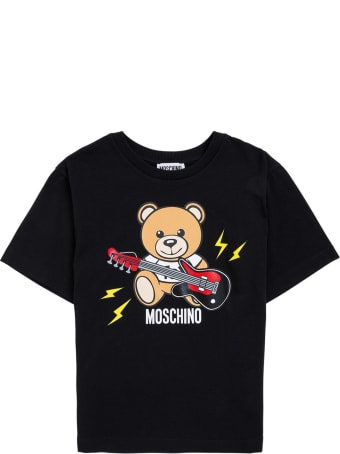 Moschino Cotton Maxi T-shirt With Teddy Bear Print