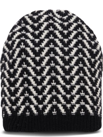Valentino Garavani Optical Beanie Wool Hat