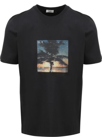 Saint Laurent Vhs Sunset T-shirt