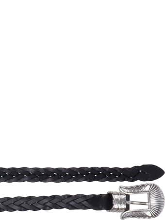 Kate Cate Belts In Black Leather