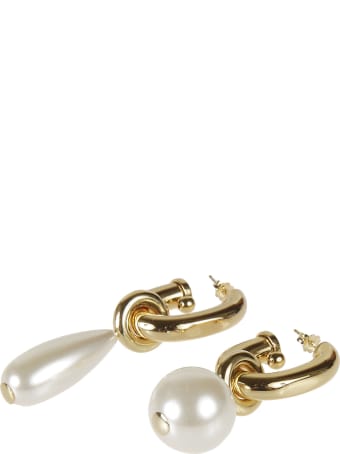 Paco Rabanne Round Pearl Earrings