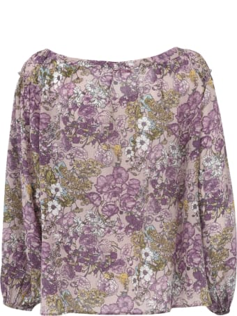 Gold Hawk Tropical Off Shoulder Top