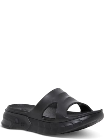 Givenchy Black Rubber Marshmallow Sandals