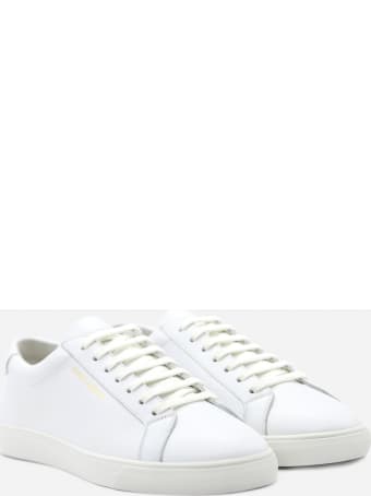 Saint Laurent Andy Sneakers In Leather