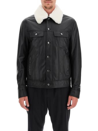 Dolce & Gabbana Lambskin Aviator Jacket