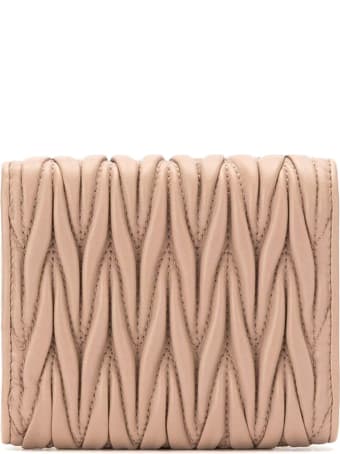 Miu Miu Matelasse Mini Wallet