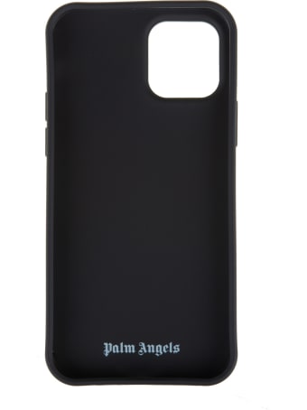 Palm Angels Black Iphone 12 Pro Case With Star Eyes Teddy Print