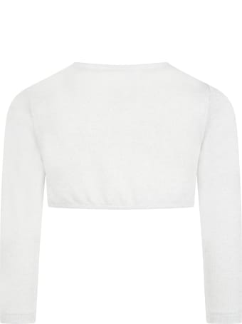 Le Gemelline by Feleppa Grey Cardigan For Girl