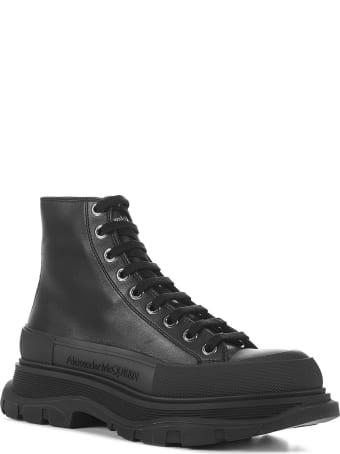 Alexander McQueen Boxer Dog Calf Boots