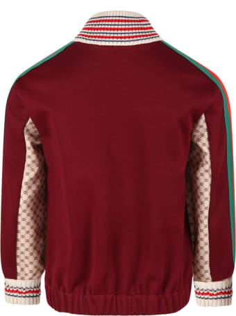 Gucci Multicolor Weatshirt For Kids With Double Gg