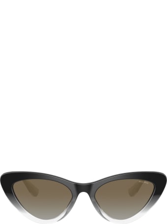 Miu Miu Eyewear Miu Miu Mu 01vs Black Gradient Sunglasses