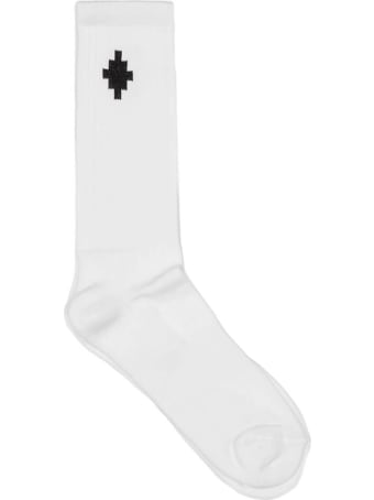 Marcelo Burlon Cross Sideway Mid Socks