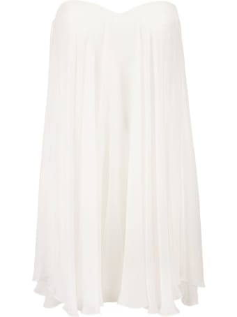 Elisabetta Franchi Dress In Silk Voile Fabric