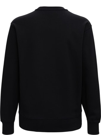 Kenzo Black Jersey Sweatshirt With Logo Patch
