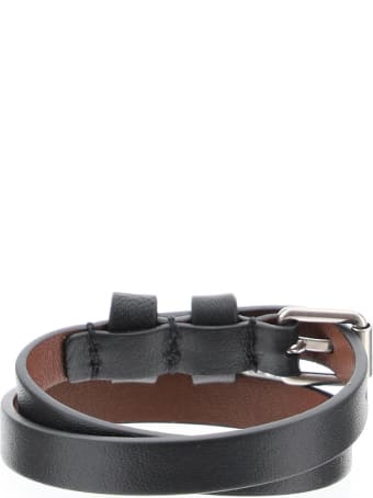 Alexander McQueen Double Wrap Skull Bracelet