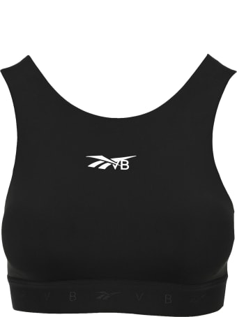 Reebok x Victoria Beckham Logo-print Low-impact Performance Bra