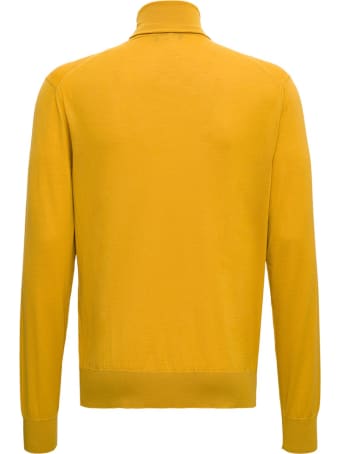 Dolce & Gabbana Yellow Wool Turtleneck