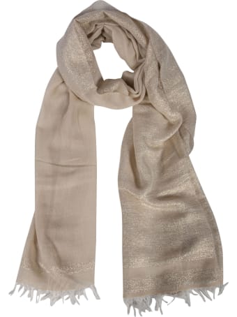 Fabiana Filippi Fringed Edge Glittery Scarf
