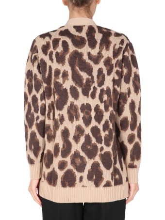 Anna Molinari Sweater With Animal Print