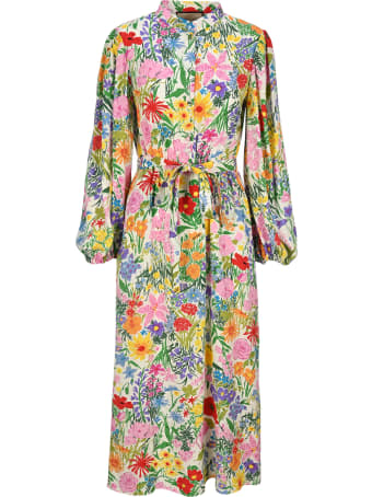 Gucci Ken Scott Print Silk Dress