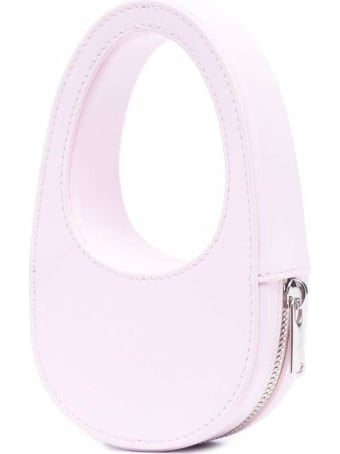 Coperni Pink Leather Mini Swipe Crossbody Bag