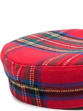 Ruslan Baginskiy Baker Boy Tartan Wool Hat