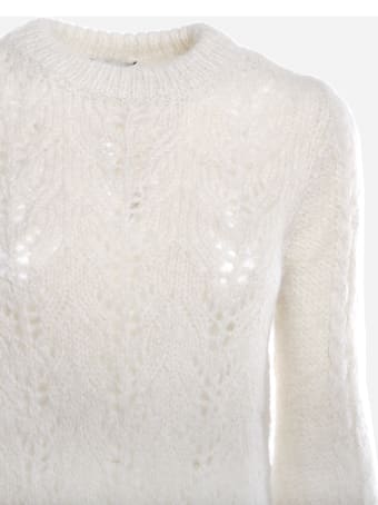 Dondup Alpaca Sweater With Woven Pattern