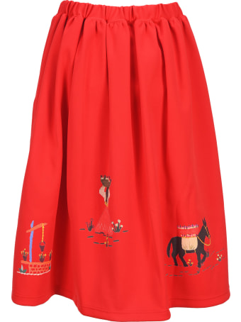 Comme Des Garçons Girl Mexican Midi Skirt