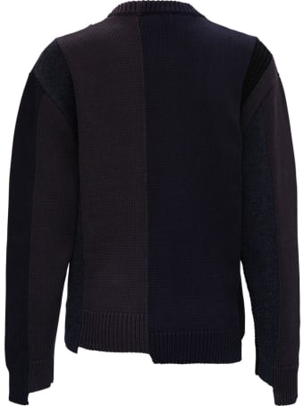 Balenciaga Cotton And Wool L/s Sweatshirt With Logo