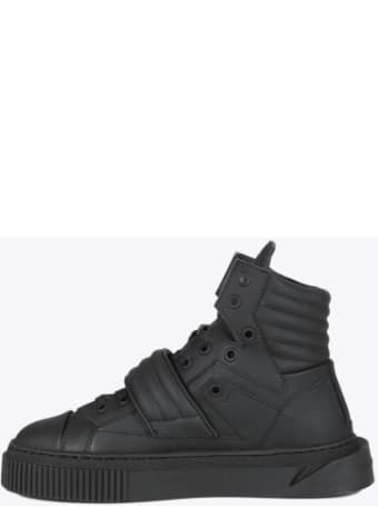 Gienchi Hypnos Black Leather Sneaker