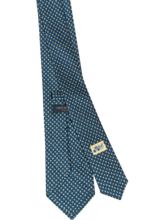 Eddy Monetti Flower Motif Print Neck Tie
