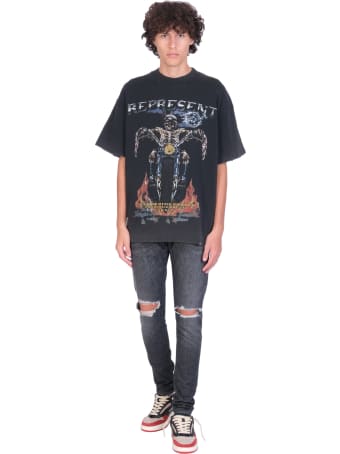 REPRESENT Destroyer Jeans In Black Denim