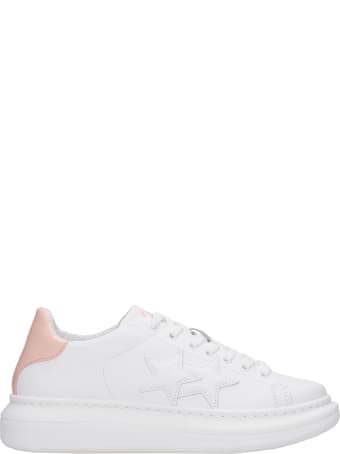 2Star Sneakers In White Leather