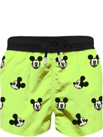 MC2 Saint Barth Mickey Mouse Embroidery Boy's Swim Trunks - Disney© Special Edition