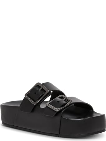 Balenciaga Mallorca Sandals In Black Leather