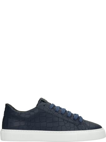 Hide&Jack Sneakers In Blue Leather