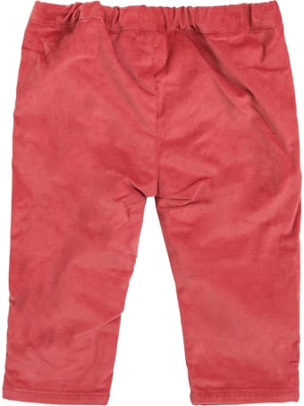 Tartine et Chocolat Red Cotton Pants With Bows