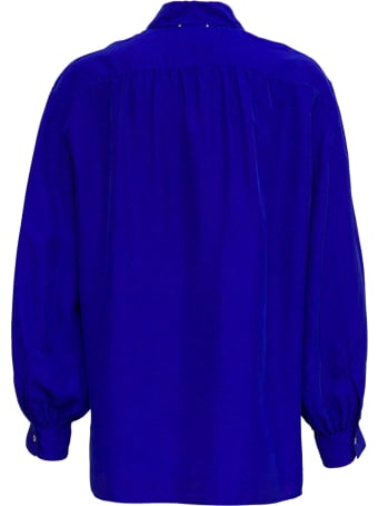 Forte_Forte Hobotai Blue Silk Shirt